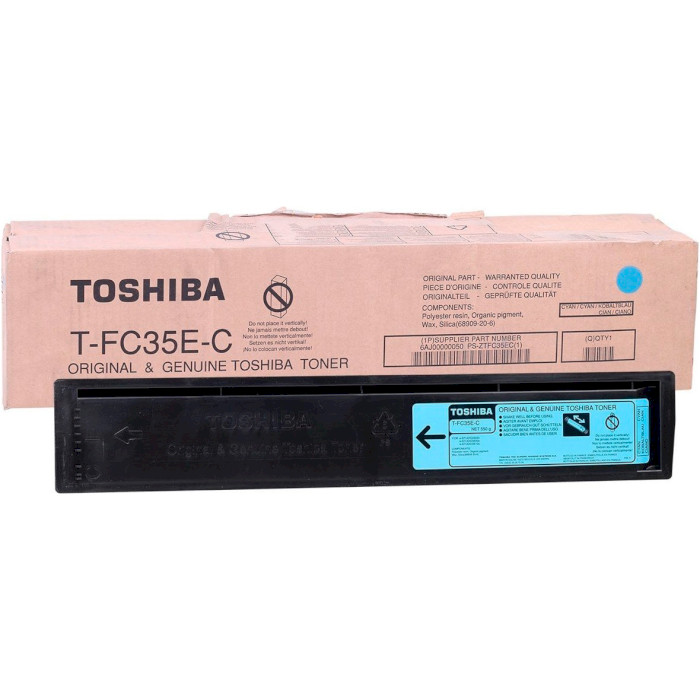 Тонер-картридж TOSHIBA T-FC35E-C Cyan (6AJ00000050)