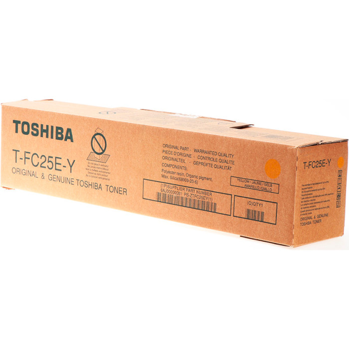 Тонер-картридж TOSHIBA T-FC25E-Y Yellow (6AJ00000202)