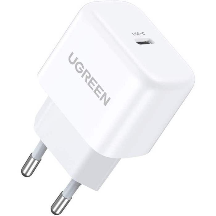 Зарядний пристрій UGREEN CD241 20W Mini PD USB-C Wall Charger White (10220)