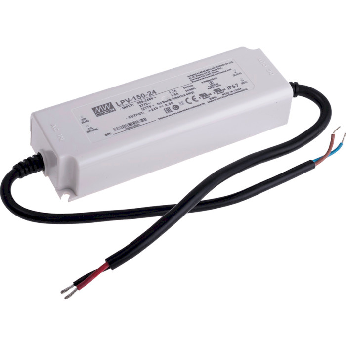 Драйвер для світлодіодів (LED) MEAN WELL LPV-150-24