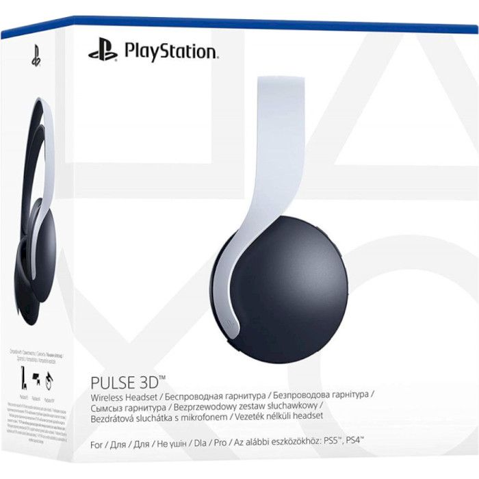 Игровые наушники SONY PlayStation Pulse 3D Wireless Headset White (9387909)