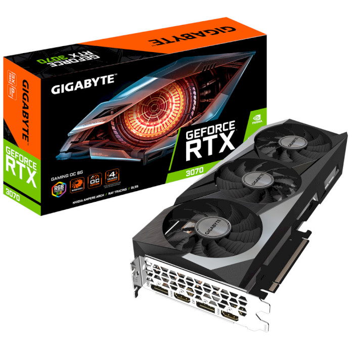 Відеокарта GIGABYTE GeForce RTX 3070 Gaming OC 8G V2 (GV-N3070GAMING OC-8GD REV.2.0)