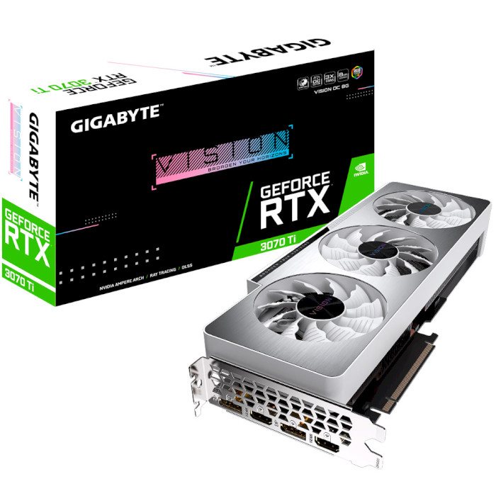 Видеокарта GIGABYTE GeForce RTX 3070 Ti Vision OC 8G (GV-N307TVISION OC-8GD)