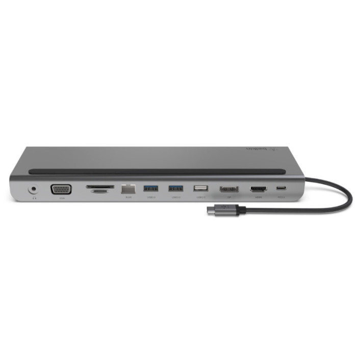 Док-станція для ноутбука BELKIN Connect USB-C 11-in-1 Multiport Dock (INC004BTSGY)