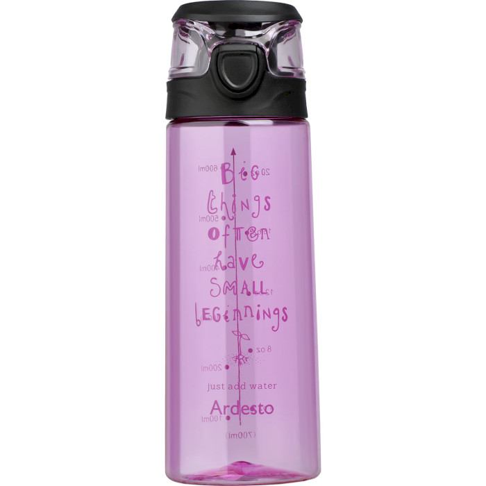 Бутылка для воды ARDESTO Big Things Pink 700мл (AR2206PR)