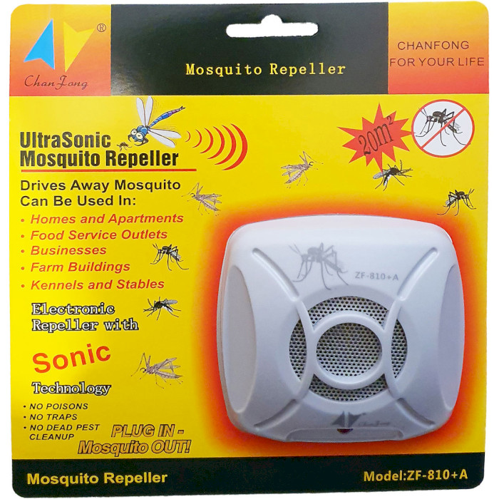 Ультразвуковий відлякувач комарів VOLTRONIC ZF-810+A