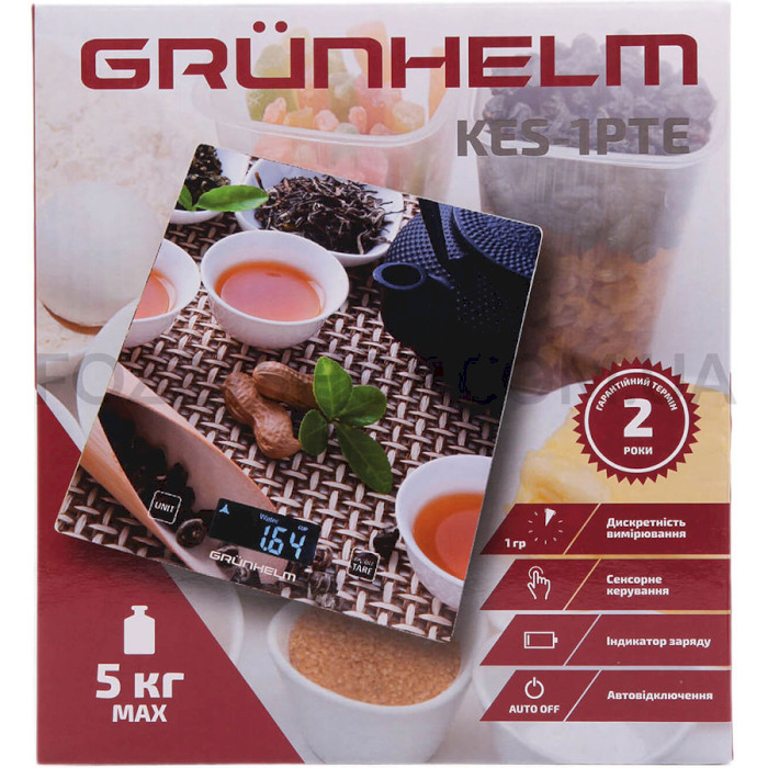 Кухонные весы GRUNHELM KES-1PTE