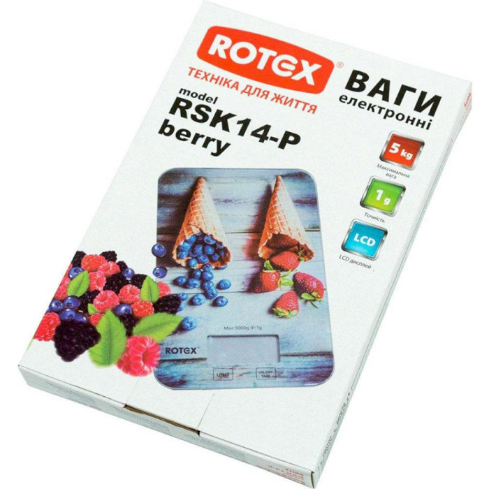Кухонні ваги ROTEX RSK14-P Berry