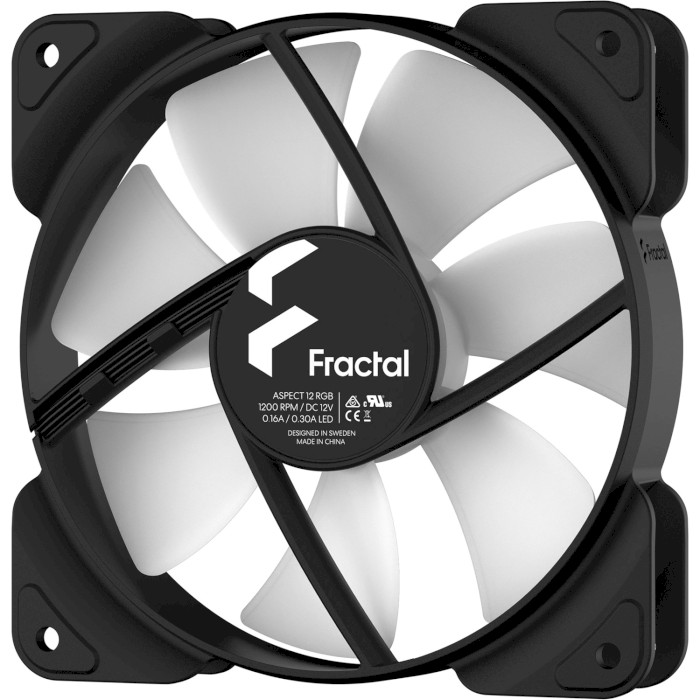 Вентилятор FRACTAL DESIGN Aspect 12 RGB Black Frame (FD-F-AS1-1204)