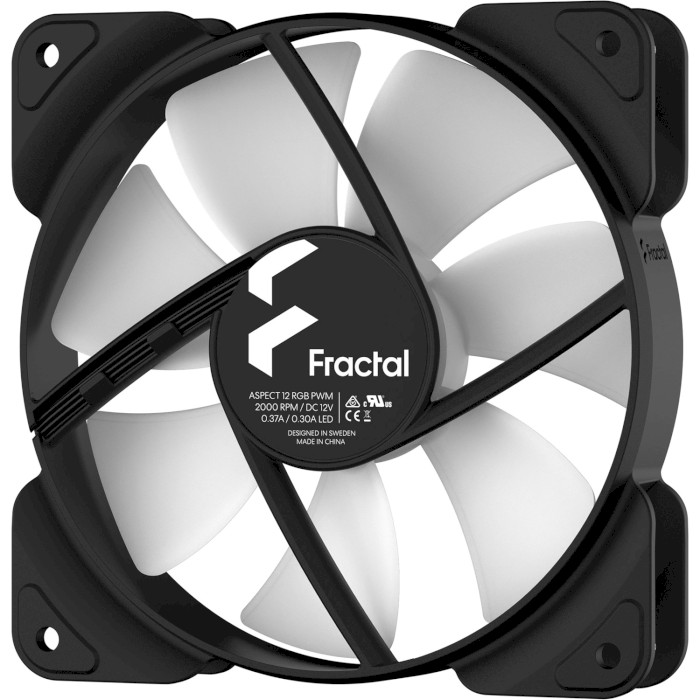 Вентилятор FRACTAL DESIGN Aspect 12 RGB PWM Black Frame (FD-F-AS1-1205)