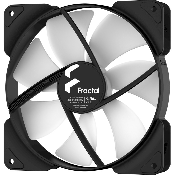 Вентилятор FRACTAL DESIGN Aspect 14 RGB Black Frame (FD-F-AS1-1404)