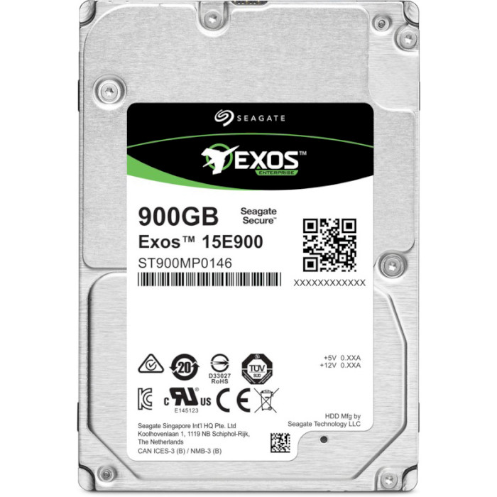 Жёсткий диск 2.5" SEAGATE Exos 15E900 900GB SAS 15K (ST900MP0146)