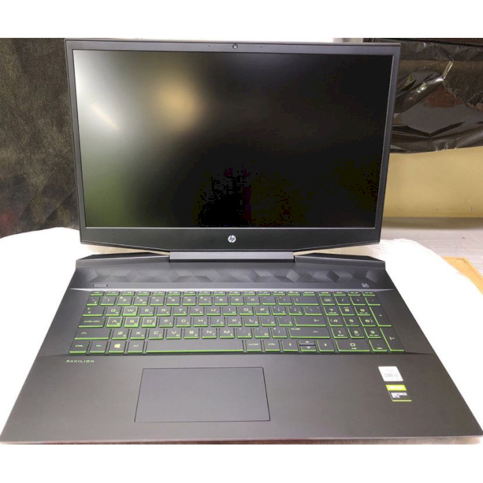 Ноутбук HP Pavilion Gaming 17-cd1014ur Shadow Black/Green Chrome/Уцінка (1A8P7EA)