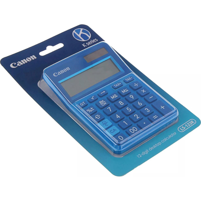 Калькулятор CANON LS-123K Blue (9490B001)