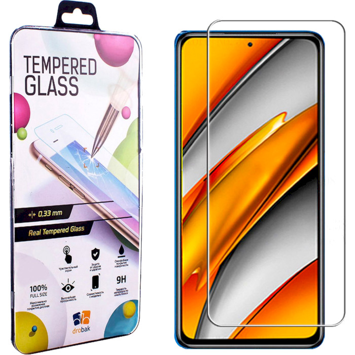 Захисне скло DROBAK Tempered Glass для Poco X3 Pro (474770)