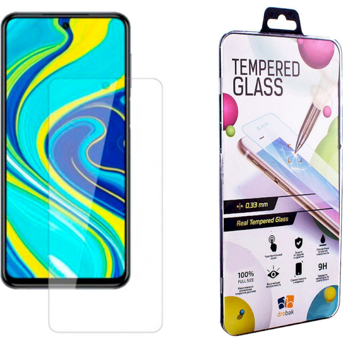 Защитное стекло DROBAK Tempered Glass для Redmi Note 9S (121217)