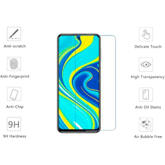 Захисне скло DROBAK Tempered Glass для Redmi Note 9S (121217)