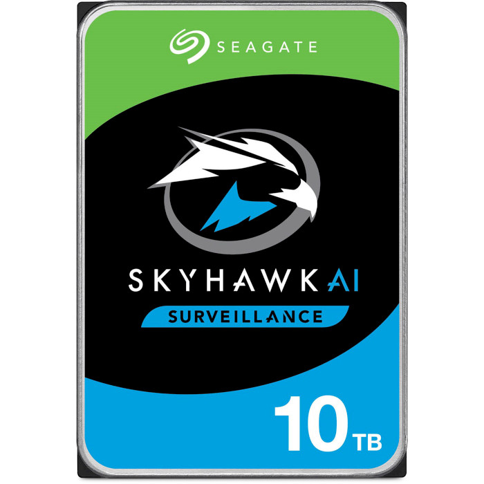 Жорсткий диск 3.5" SEAGATE SkyHawk AI 10TB SATA/256MB (ST10000VE001)