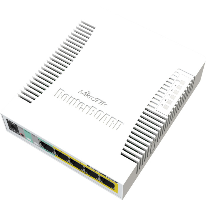 Коммутатор MIKROTIK RB260GSP (CSS106-1G-4P-1S)