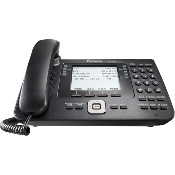 IP-телефон PANASONIC KX-NT560 Black