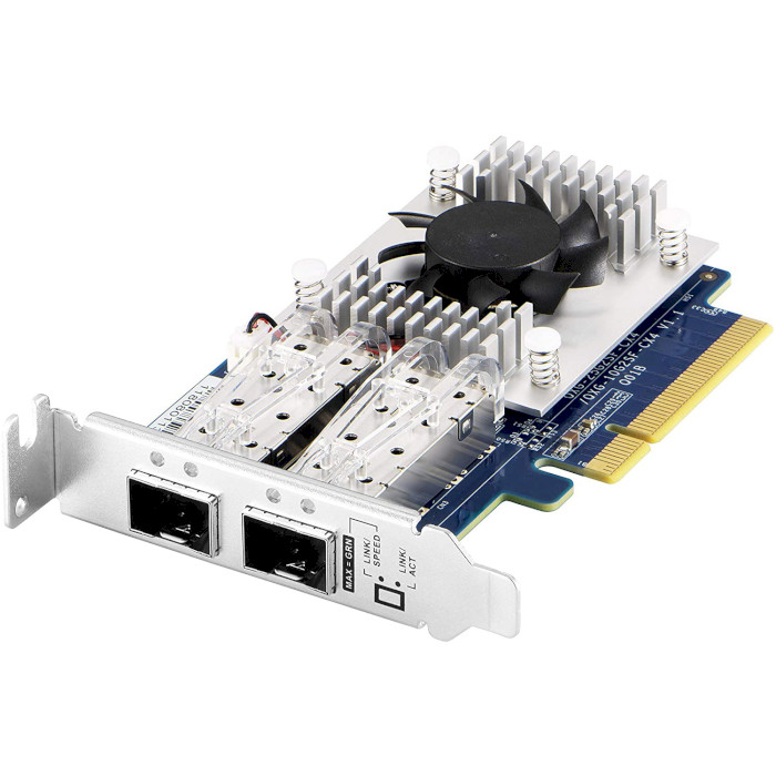 Сетевая карта QNAP QXG-10G2SF-CX4 2x10G SFP+, PCI Express x8