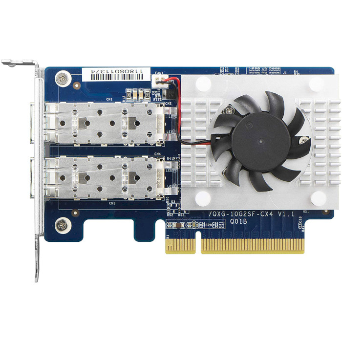 Мережева карта QNAP QXG-10G2SF-CX4 2x10G SFP+, PCI Express x8