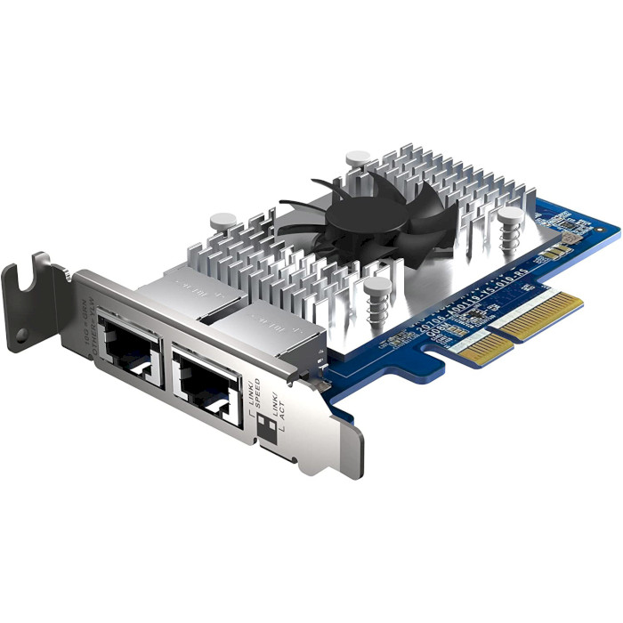 Сетевая карта QNAP QXG-10G2T-X710 2x10G Ethernet, PCI Express x4