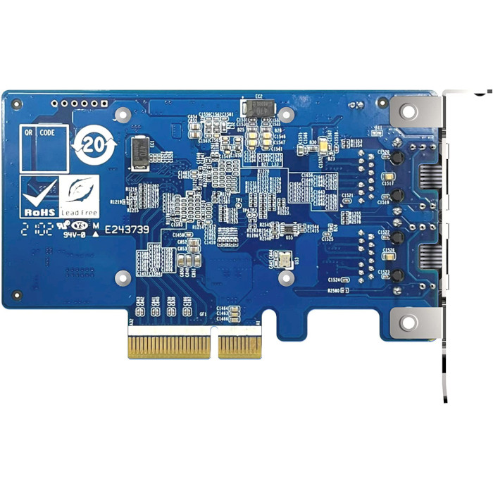 Мережева карта QNAP QXG-10G2T-X710 2x10G Ethernet, PCI Express x4