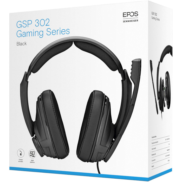 Навушники геймерскі EPOS GSP 302 (1000242)