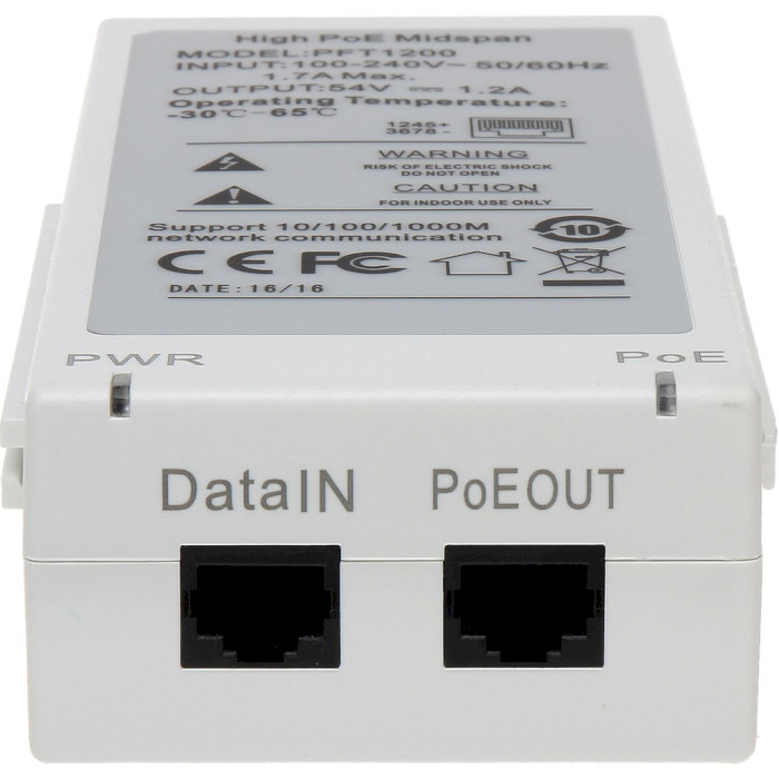 PoE інжектор DAHUA PFT1200 (DH-PFT1200)