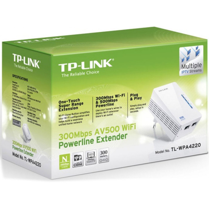 Адаптер Powerline TP-LINK TL-WPA4220