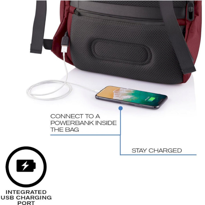 Рюкзак XD DESIGN Bobby Soft Anti-Theft Backpack Red (P705.794)