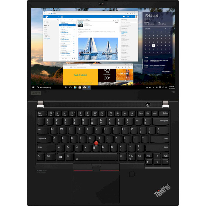 Ноутбук LENOVO ThinkPad T14 Gen 2 Black (20W000AWRA)