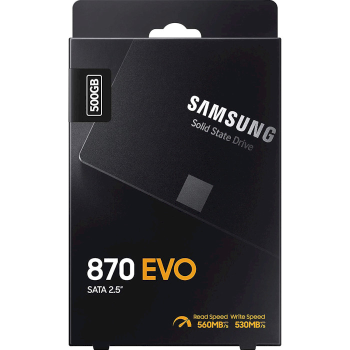 SSD диск SAMSUNG 870 EVO 500GB 2.5" SATA (MZ-77E500B/EU)
