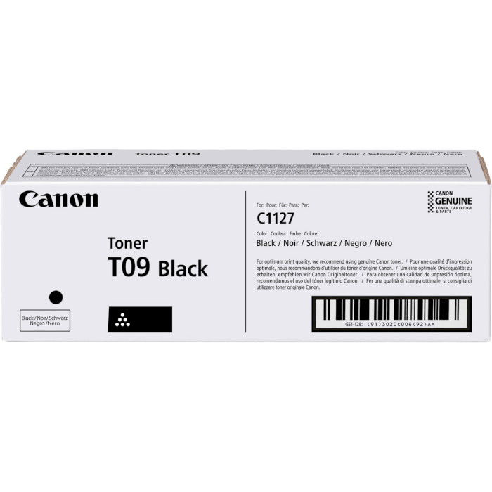 Тонер-картридж CANON T09 Black (3020C006)