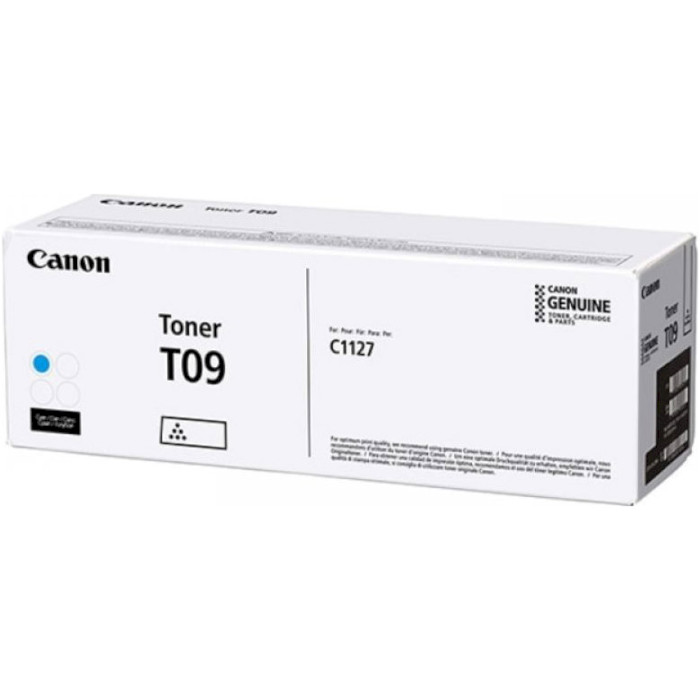 Тонер-картридж CANON T09 Cyan (3019C006)
