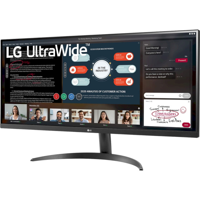 Монітор LG UltraWide 34WP500-B