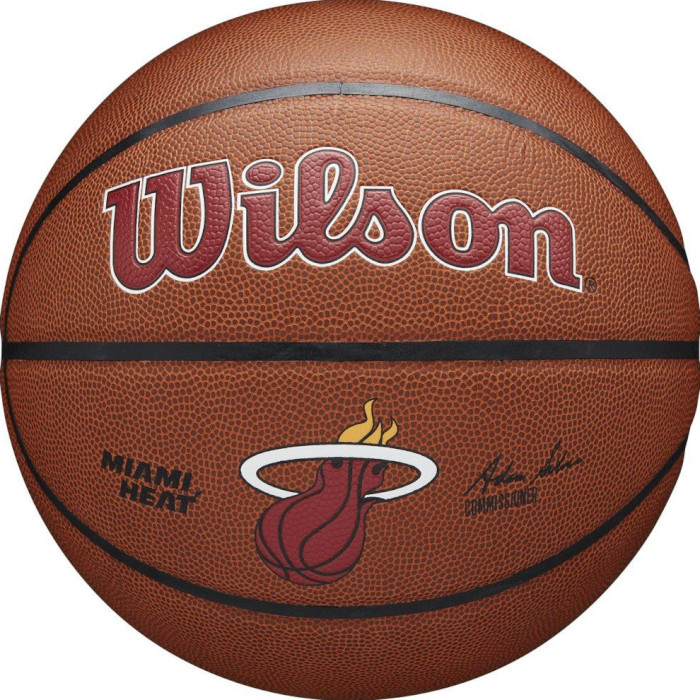 М'яч баскетбольний WILSON NBA Team Alliance Miami Heat Size 7 (WTB3100XBMIA)