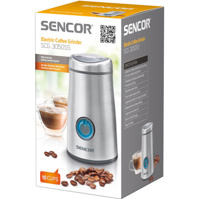 Кофемолка SENCOR SCG 3050SS (41000053)
