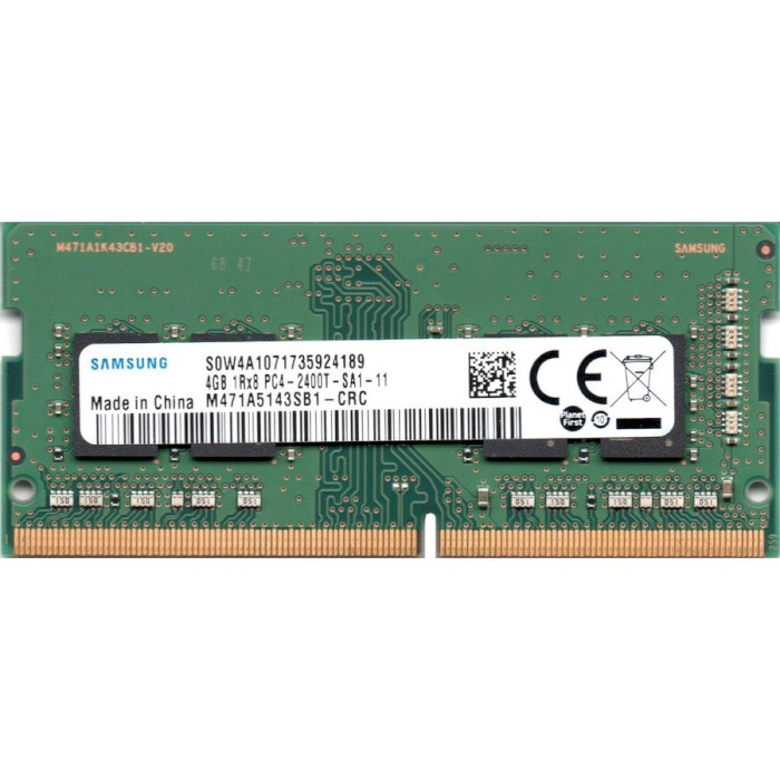 Модуль памяти SAMSUNG SO-DIMM DDR4 2400MHz 4GB (M471A5143SB1-CRC)
