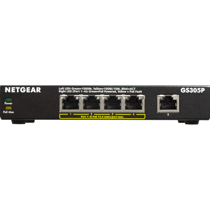 Комутатор NETGEAR GS305P (GS305P-200PES)