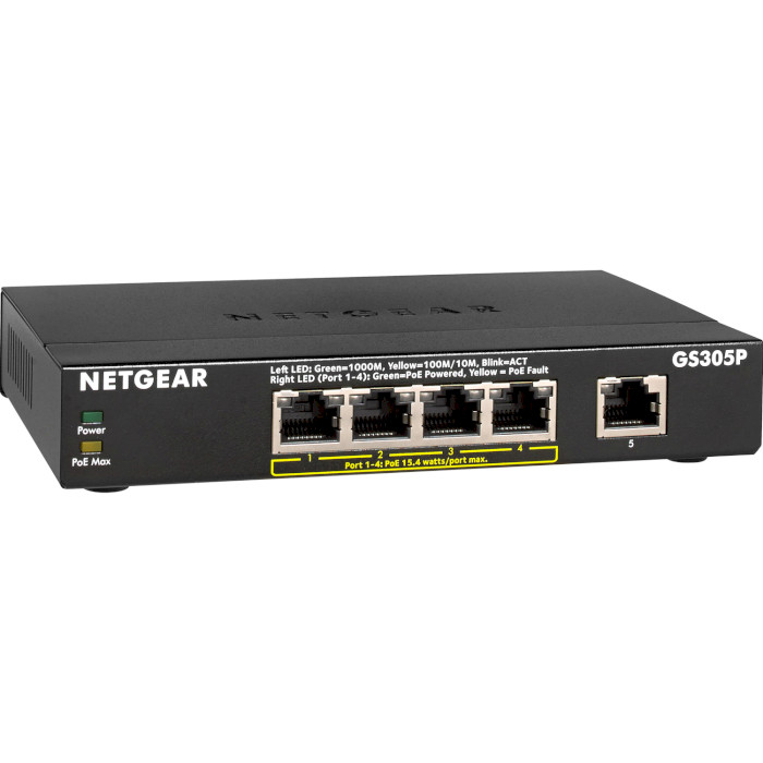 Комутатор NETGEAR GS305P (GS305P-200PES)