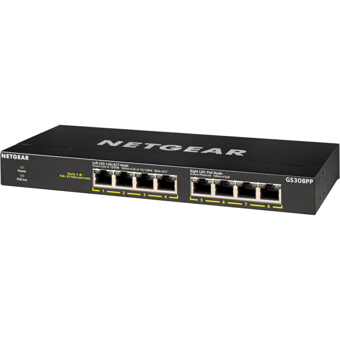 Коммутатор NETGEAR GS308PP (GS308PP-100EUS)