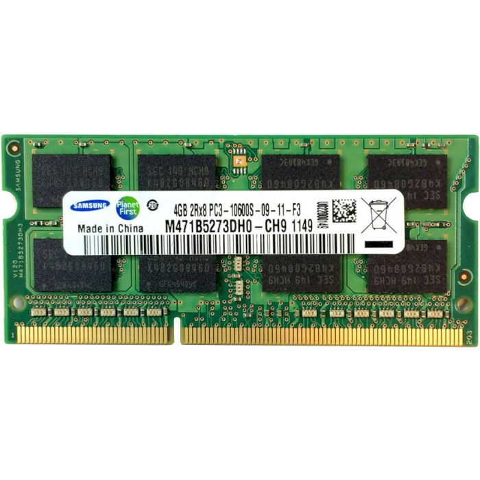 Модуль пам'яті SAMSUNG SO-DIMM DDR3 1333MHz 4GB (M471B5273DH0-CH9)