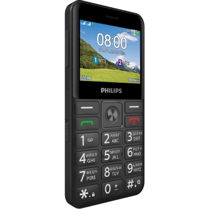 Мобільний телефон PHILIPS Xenium E207 Black
