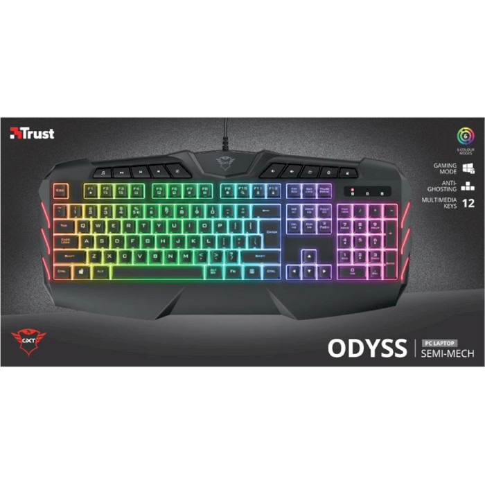 Клавіатура TRUST Gaming GXT 881 Odyss (23855)