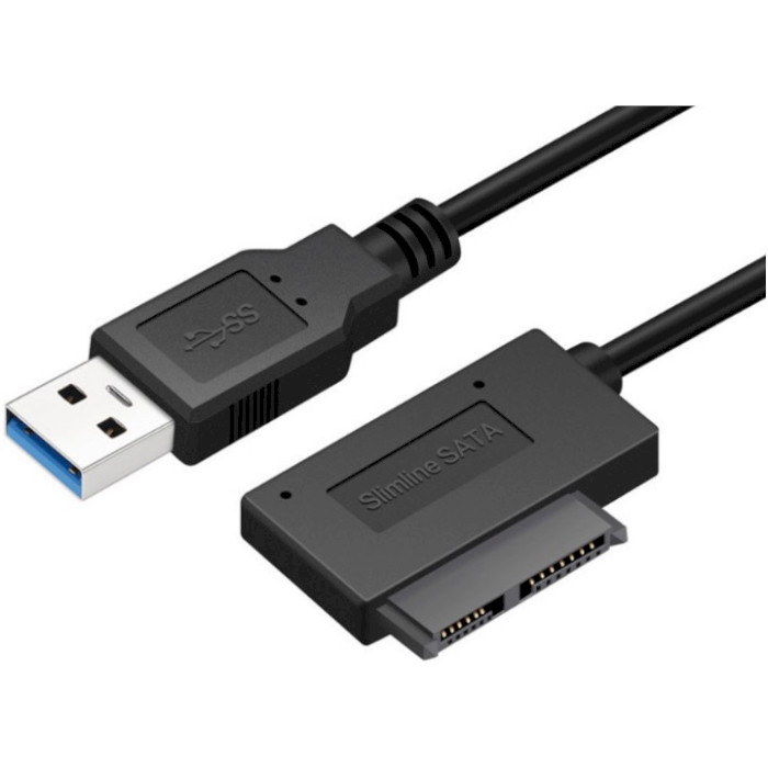 Адаптер VOLTRONIC YT-C3.0-SATA/0.12 для підключення CD/DVD Slimline SATA to USB 3.0