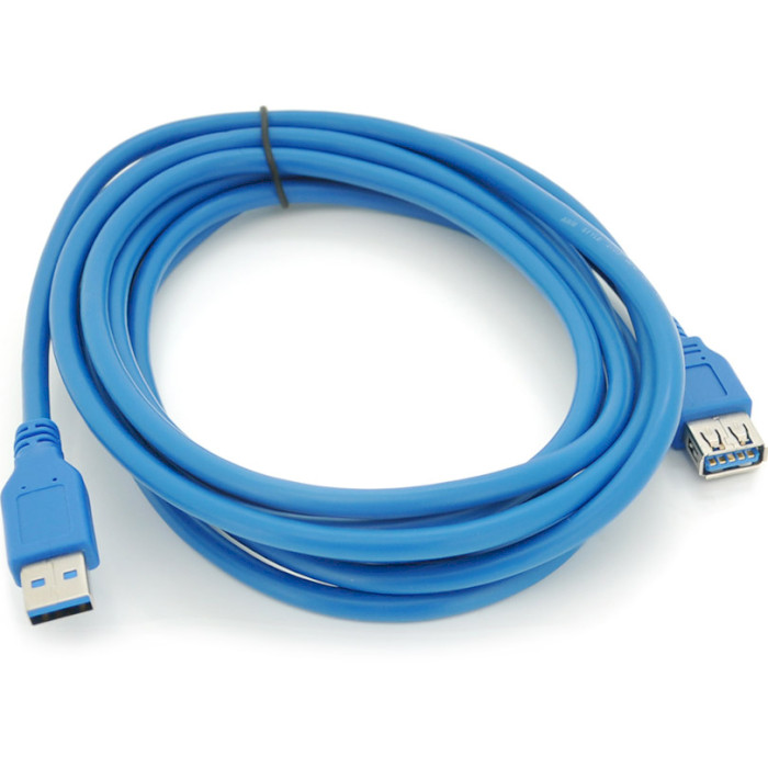 Кабель-удлинитель VOLTRONIC USB3.0 AM/AF 3м Blue (YT-3.0AM\AF-3.0BL)