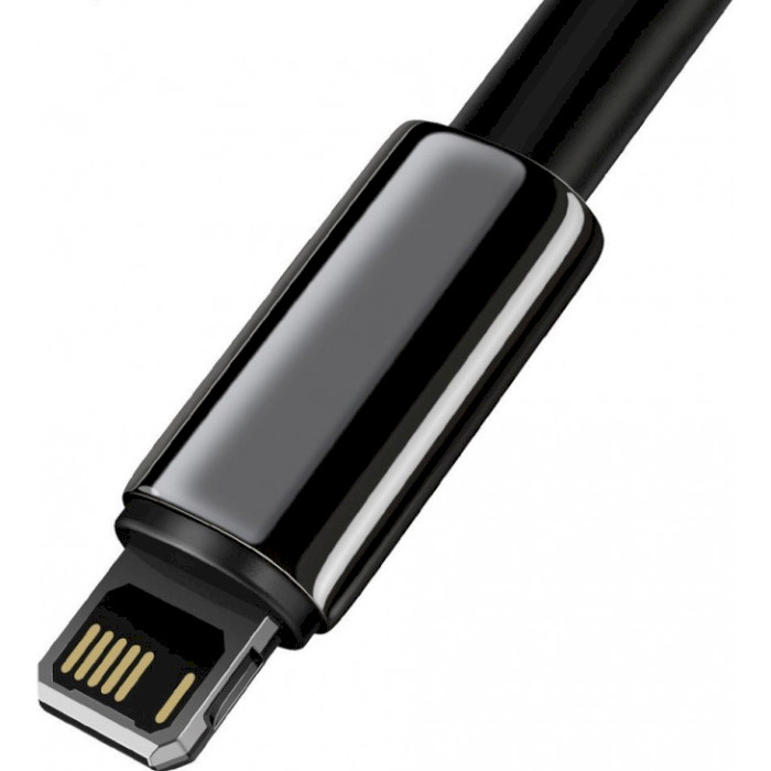 Кабель BASEUS Tungsten Gold Fast Charging Data Cable USB for Lightning 1м Black (CALWJ-01)