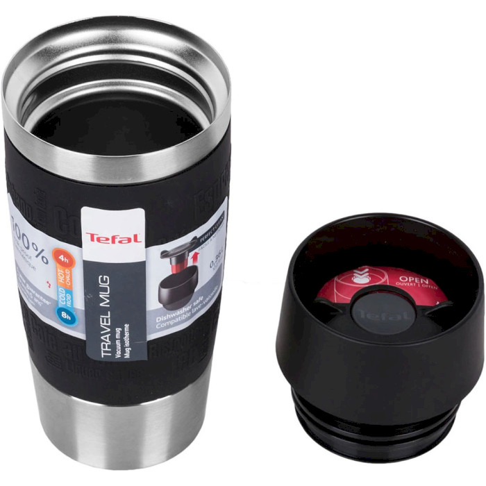 Термокружка TEFAL Travel Mug 0.36л Black (K3081114)